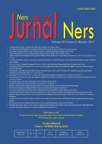 Jurnal Ners : Ners Journal Volume 10 Nomor 2 Oktober 2015