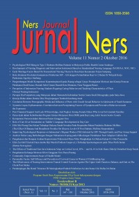 Jurnal Ners : Ners Journal Volume 11 Nomor 2 Oktober 2016