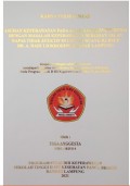KTI ASUHAN KEPERAWATAN PADA ANAK BRONKOPNEUMONIA  DENGAN MASALAH KEPERAWATAN BERSIHAN JALAN NAPAS TIDAK EFEKTIF DI UNIT E2 RUANG R2 RSUD DR. A. DADI TJOKRODIPO BANDAR LAMPUNG 2021